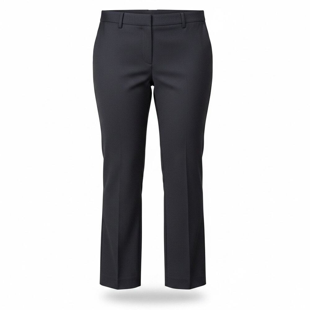 Ann Taylor Signature Pants Womens 16 Black Career Stretch Trouser Slacks
